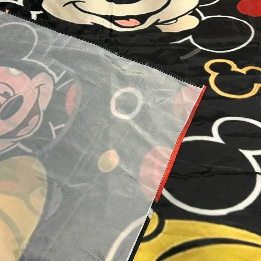 Mickey Mouse Nylon Shower Curtain or Wall Hanging w/Grommets 70”Wx 72”H